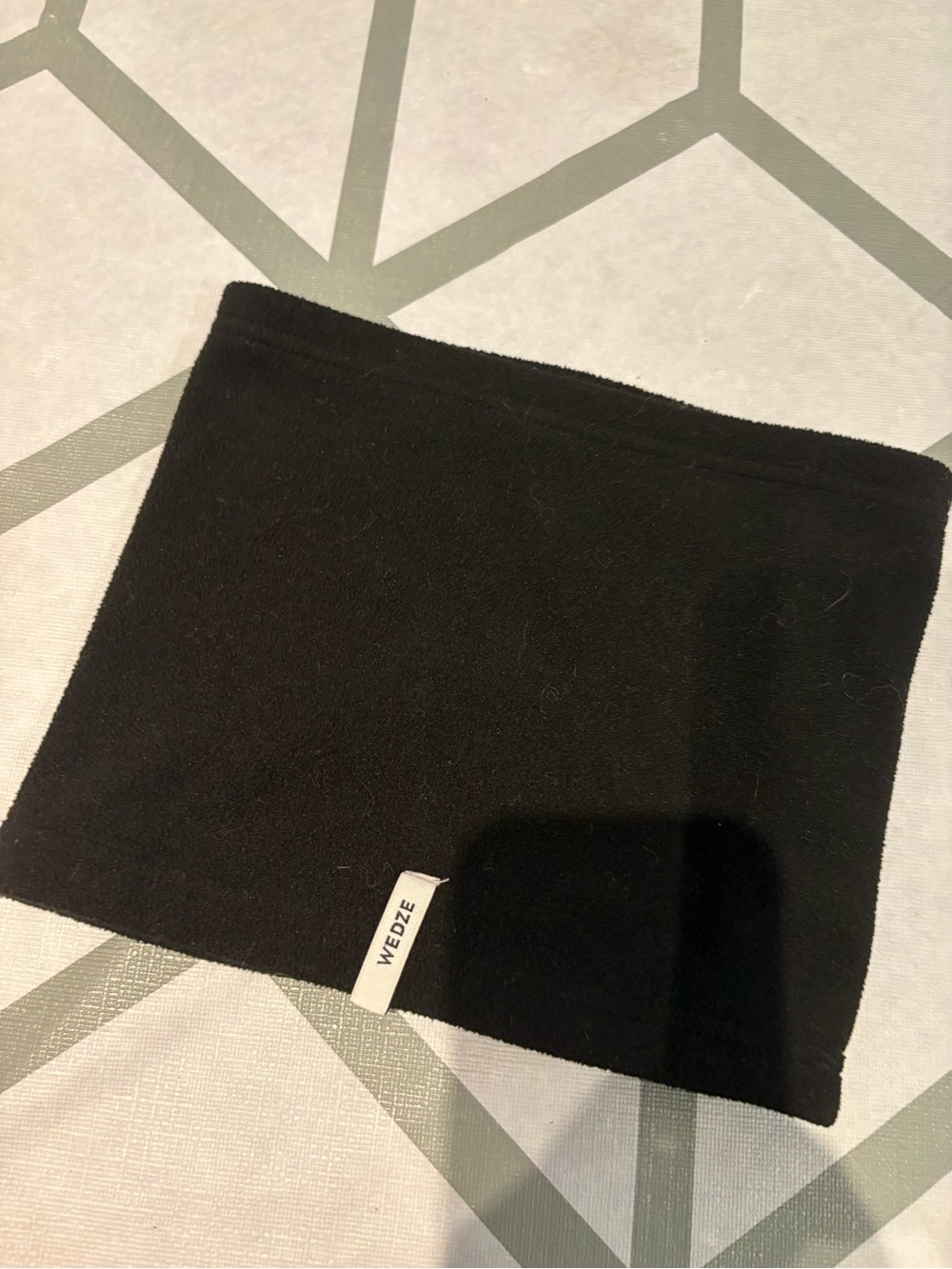 Wedze Black Fleece Neck Warmer